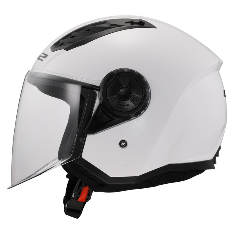 Casco LS2 Airflow II Gloss White (Color blanco) OF616 - Imagen 2