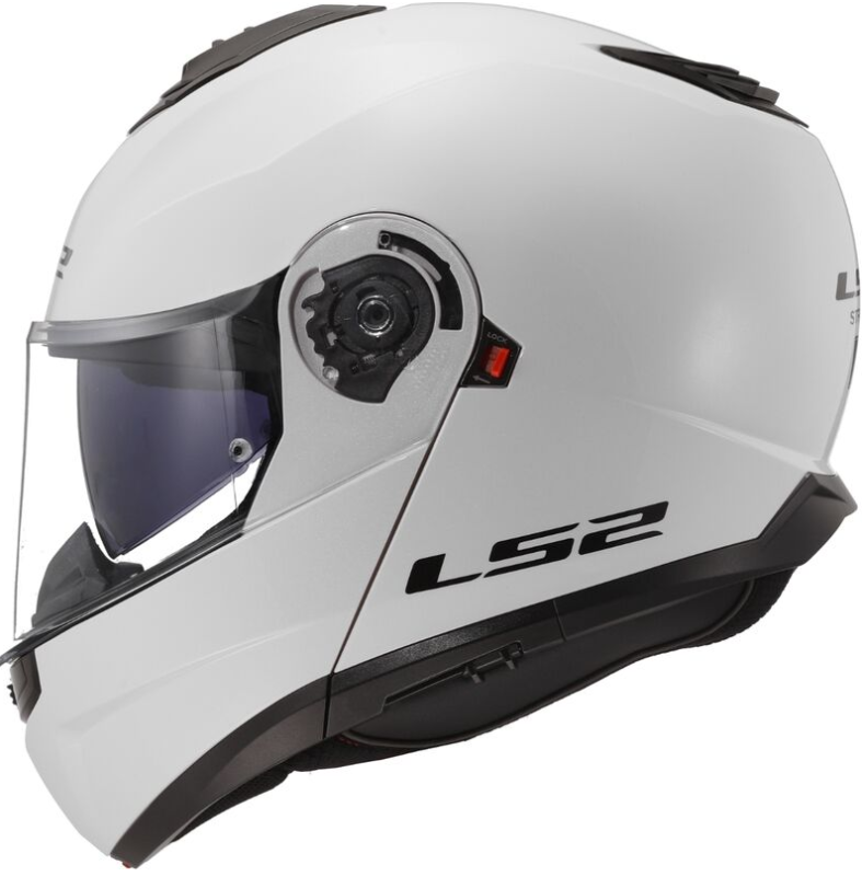 Casco LS2 Modular Strobe II Color Blanco White Gloss FF908 - Imagen 2