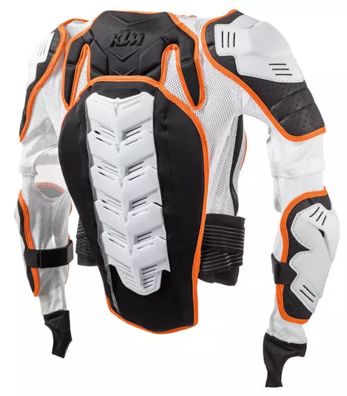 Peto KTM EXO Body Armour Blanco - Imagen 2