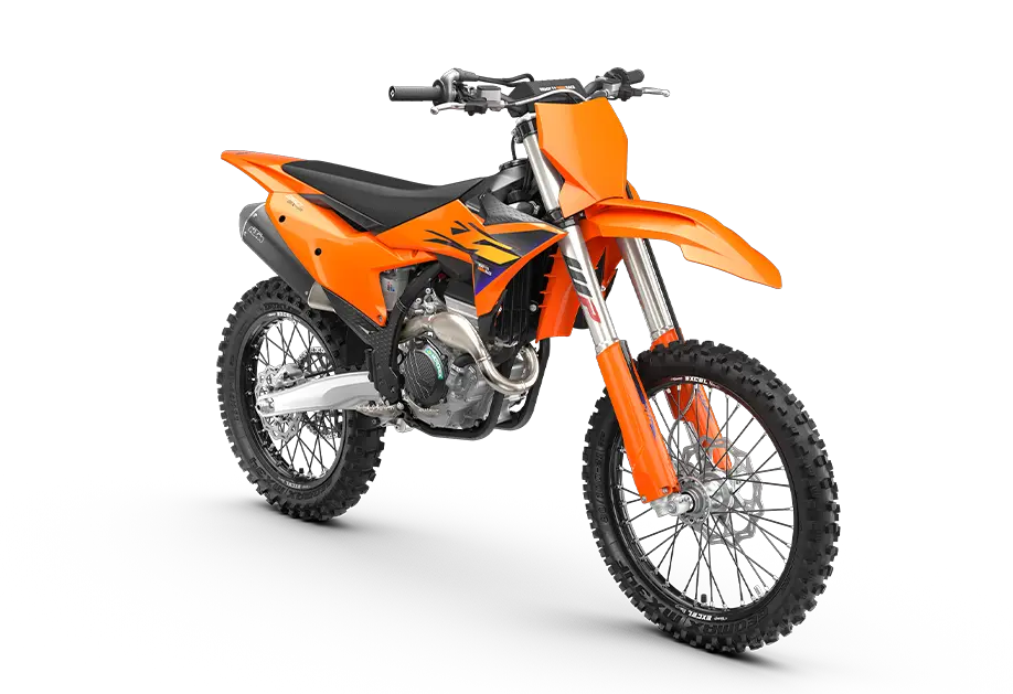 KTM 4 tiempos 250 SX-F 2026 perfil derecho